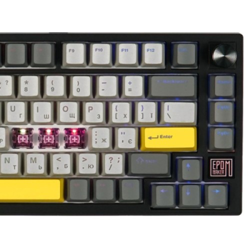 Клавиатура Epomaker TH80 SE 75 Flamingo Switch Hot-Swap RGB Wireless/Bluetooth/USB UA Black (TH80-SE-B-F)