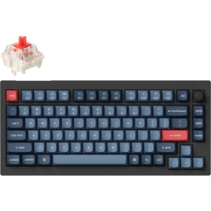 Клавіатура Keychron V1 Max Gateron Jupiter Red QMK Hot-swap Wireless/Bluetooth/USB UA Black (V1MD1_KEYCHRON)