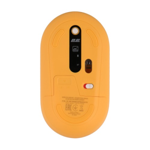 Мышка 2E MF300 CAPYBARASUNSET Silent Wireless/Bluetooth Yellow (2E-MF300WCAPIBARAYW)