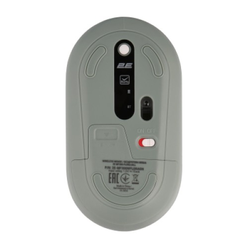 Мышка 2E MF300 FLORADILL Silent Wireless/Bluetooth Green (2E-MF300WFLORAGN)