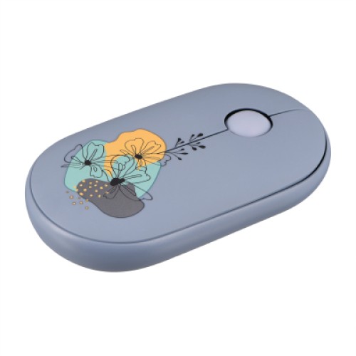 Мышка 2E MF300 FLORAMALLOW Silent Wireless/Bluetooth Blue (2E-MF300WFLORABL)