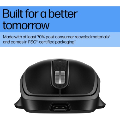 Мышка HP 510 Ultra-Fast Rechargeable Wireless Black (9C2F6AA)