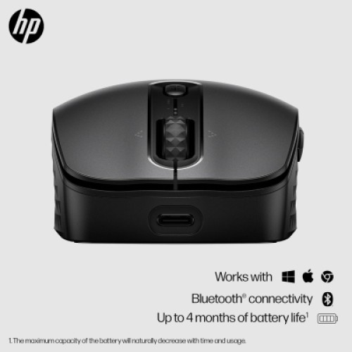 Мышка HP 690 Rechargeable Bluetooth Black (7M1D4AA)