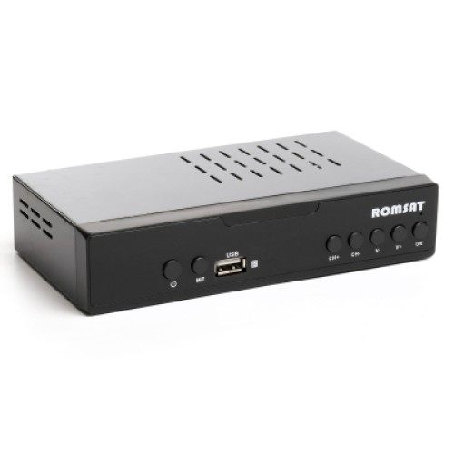 ТВ тюнер Romsat DVB-T2, металл (T7070HD)