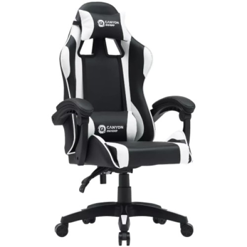 Кресло игровое Canyon Core SGCH2 Black/White (CNE-SGCH2W)