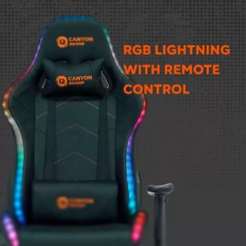 Кресло игровое Canyon Irida RGBCH03 RGB Black (CNS-RGBCH03)