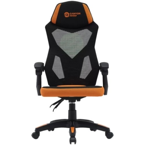 Кресло игровое Canyon Wave MCH02 Mesh Black/Orange (CNE-MCH02)
