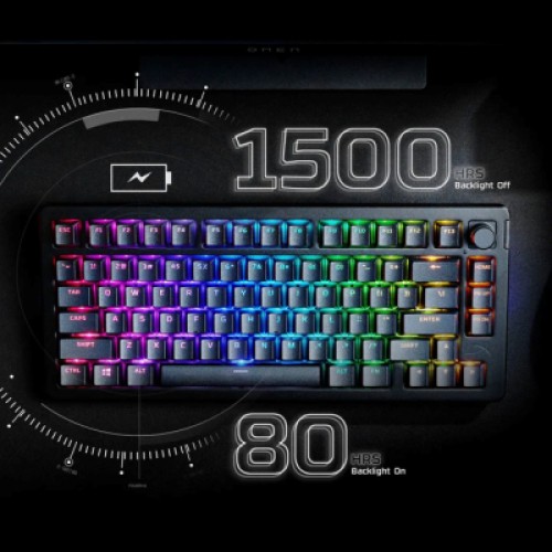 Клавиатура HyperX Alloy Rise 75 PBT HX Red Wireless UA Black (91Y91AA)