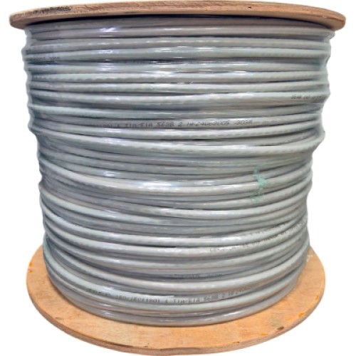Кабель сетевой GEAR UTP 305м, cat.6, CU, 4*2*0,54, PVC, indoor, grey (GEC-UTPC6CU054305)