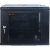 Шкаф настенный GEAR 9U 19'' 600x600x450 мм, + полка 19", black (GWMSN-9U-600-600)