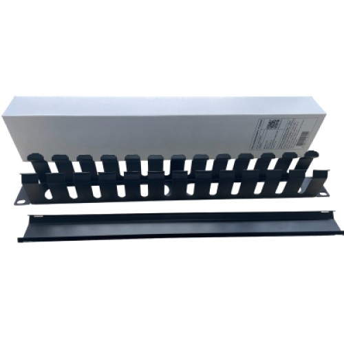 Кабельный организатор 19" 1U гребенчатый, цельнометалический GEAR (GCM-1U19INCH)