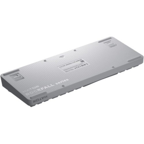 Клавиатура Hator Rockfall 3 Mecha TKL QMK/VIA Orange Wireless White (HTK851UA)
