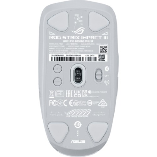Мышка ASUS ROG Strix Impact III Wireless/Bluetooth White (90MP03D0-BMUA10)