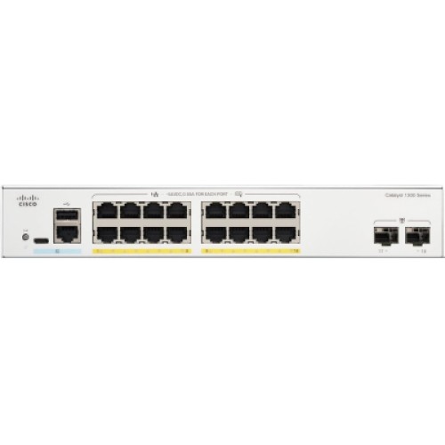 Коммутатор сетевой Cisco C1300-16P-2G