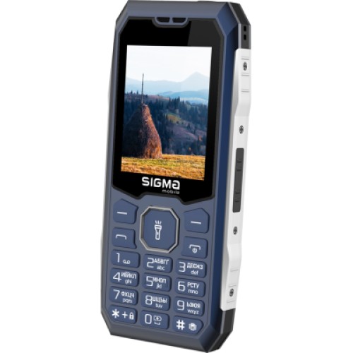 Мобильный телефон Sigma X-style 341 BRO Type-C Blue (4827798368428)