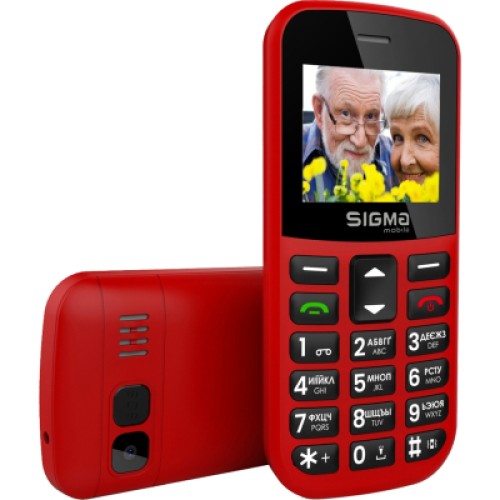 Мобильный телефон Sigma Comfort 50 EASY TYPE-C Red (4827798585221)
