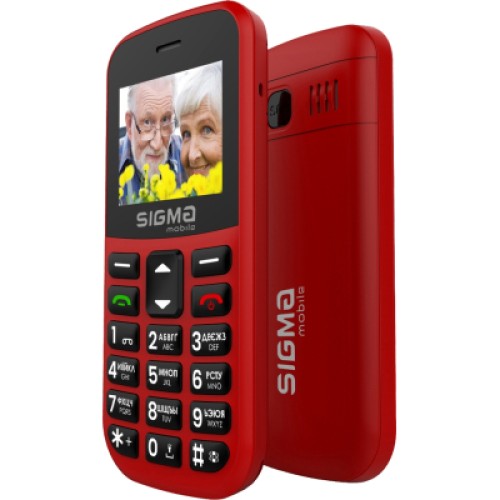 Мобильный телефон Sigma Comfort 50 EASY TYPE-C Red (4827798585221)