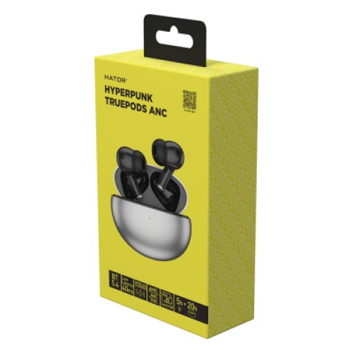 Наушники Hator Hyреrpunk Truepods SyncHUB Black (HTA430)