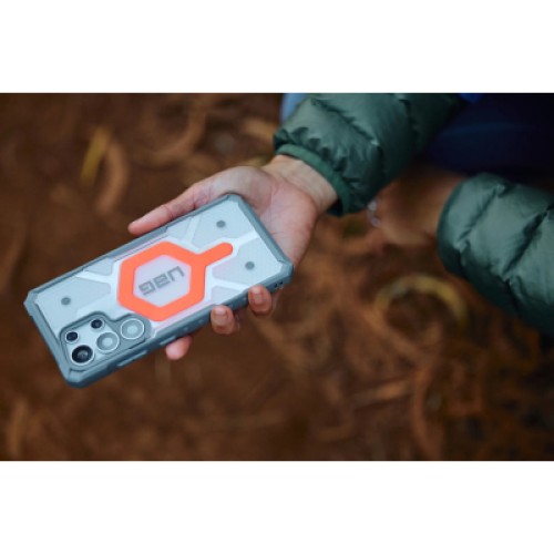 Чехол для мобильного телефона UAG Samsung Galaxy S25 Ultra Pathfinder Clear with Magnet Bundle Active Lava Lanyard (2144831BV02)