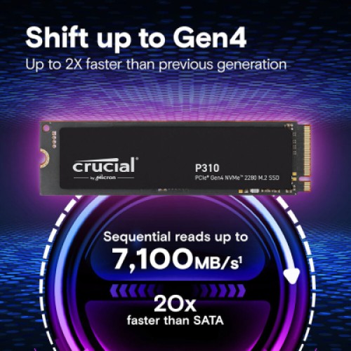 Накопитель SSD M.2 2280 2TB P310 Micron (CT2000P310SSD8)