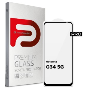 Стекло защитное Armorstandart Pro Motorola G34 5G Black (ARM73850)