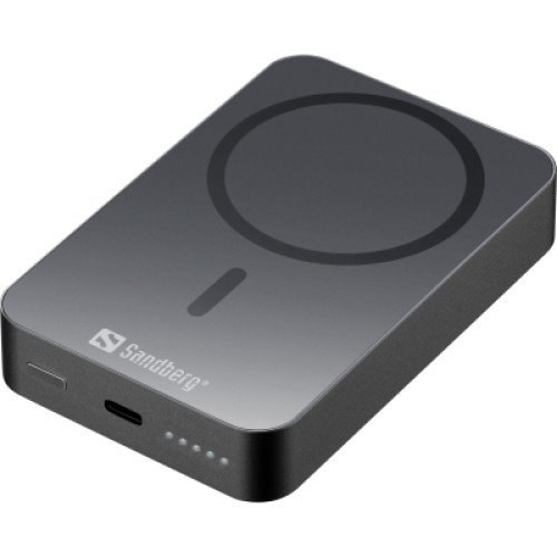 Батарея универсальная Sandberg 10000mAh 20W Magnetic Wireless Qi 15W (420-97)