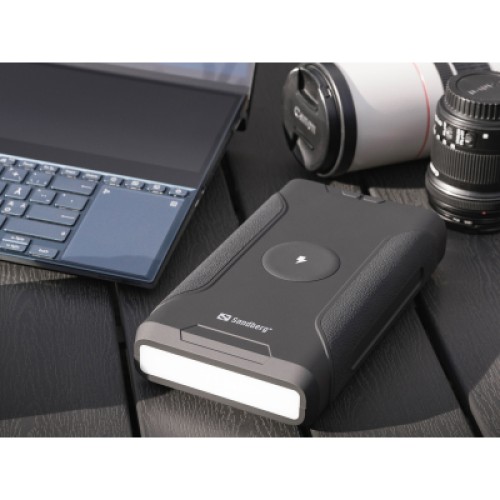 Батарея универсальная Sandberg 72000mAh, Survivor, DC/70W, PD/60W, QC3.0/18W, Cigar Lighter,Wireless (420-64)