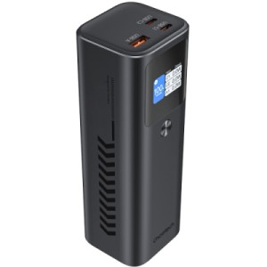 Батарея универсальная Choetech 27000mAh, PD/140W in/out, 2*USB-C/PD5.0, QC3.0/22W, TFT Display (B670-CCGY)