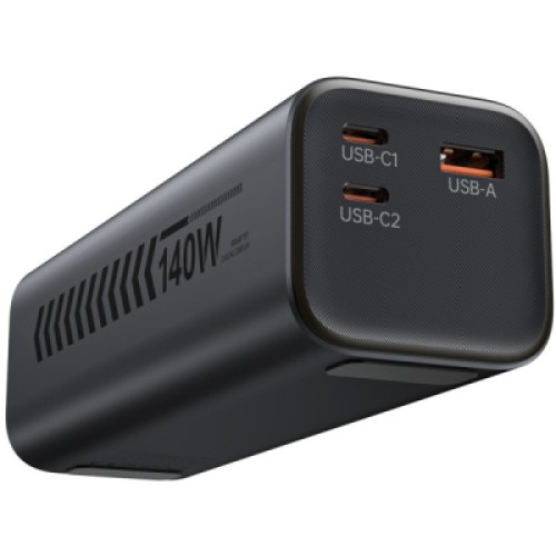 Батарея универсальная Choetech 27000mAh, PD/140W in/out, 2*USB-C/PD5.0, QC3.0/22W, TFT Display (B670-CCGY)