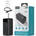 Батарея универсальная Choetech 50000mAh, PD QC/3.0/22.5W, USB-C In/out, 2*USB-A (B732-ACBK)