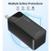Батарея универсальная Choetech 50000mAh, PD QC/3.0/22.5W, USB-C In/out, 2*USB-A (B732-ACBK)
