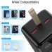 Батарея универсальная Choetech 50000mAh, PD QC/3.0/22.5W, USB-C In/out, 2*USB-A (B732-ACBK)