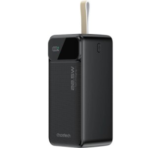 Батарея универсальная Choetech 50000mAh, PD QC/3.0/22.5W, USB-C In/out, 2*USB-A (B732-ACBK)