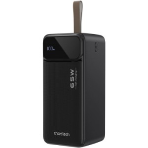 Батарея универсальная Choetech 50000mAh, PD/65W, QC/3.0, USB-C In/out, 2*USB-A (B733-CCBK)