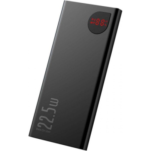 Батарея универсальная Baseus Adaman 10000mAh, PD QC/3.0/22,5W, black (PPAD070001)