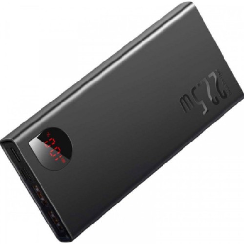 Батарея универсальная Baseus Adaman 10000mAh, PD QC/3.0/22,5W, black (PPAD070001)