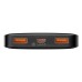 Батарея универсальная Baseus Bipow 10000mAh, 15W, MicroUSB, 2*USB, Type-C, black (PPBD050001)