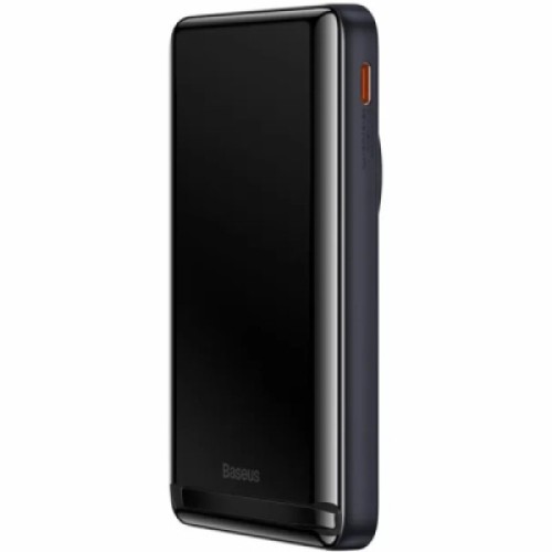 Батарея универсальная Baseus Magnetic Wireless Bracket 10000mAh 20W, PD QC/3.0, Qi + cabel 60W 0.5м, black (PPCX000003)