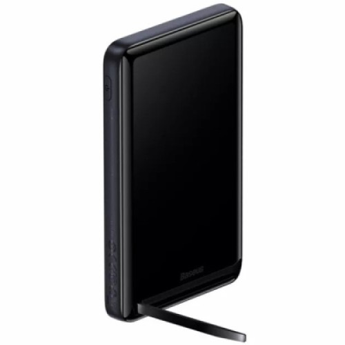 Батарея универсальная Baseus Magnetic Wireless Bracket 10000mAh 20W, PD QC/3.0, Qi + cabel 60W 0.5м, black (PPCX000003)