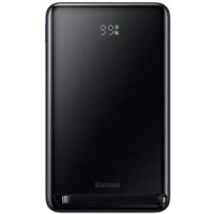 Батарея универсальная Baseus Magnetic Wireless Bracket 10000mAh 20W, PD QC/3.0, Qi + cabel 60W 0.5м, black (PPCX000003)