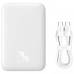 Батарея универсальная Baseus Magnetic Wireless Mini 6000mAh 20W, PD QC/3.0, white (P10059002223-00)