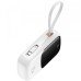 Батарея универсальная Baseus Qpow Pro+ 20000mAh 22,5W, PD/3.0, QC/3.0, FCP, AFC, built-in USB-C cable, white (P10067103213-00)