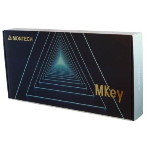 Клавиатура MONTECH MK105FR Full size FR USB UA Gray (MK105FR)