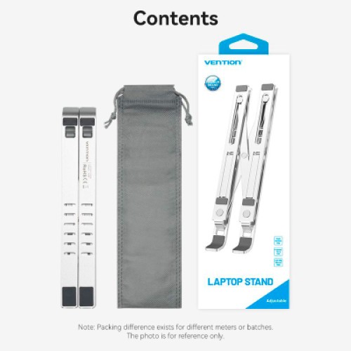 Подставка для ноутбука Vention Laptop X-type Stand Silver Aluminum Alloy (KDMI0)