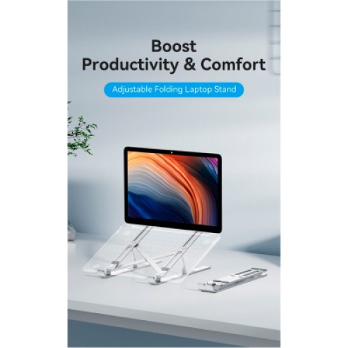 Подставка для ноутбука Vention Laptop X-type Stand Silver Aluminum Alloy (KDMI0)