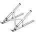 Подставка для ноутбука Vention Laptop X-type Stand Silver Aluminum Alloy (KDMI0)
