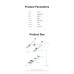 Подставка для ноутбука Vention Laptop X-type Stand White ABS 83-170мм (KDNW0)