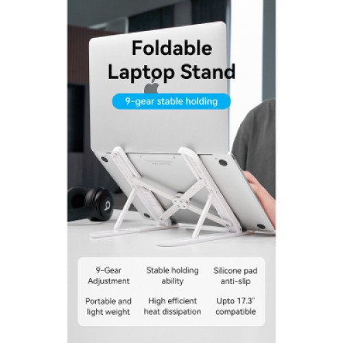 Подставка для ноутбука Vention Laptop X-type Stand White ABS 83-170мм (KDNW0)