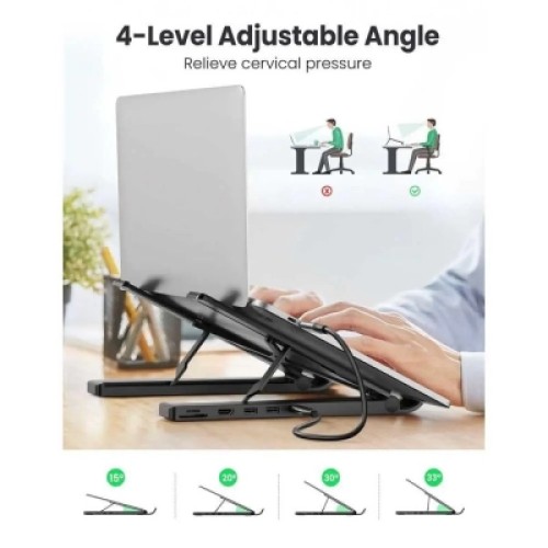 Подставка для ноутбука Ugreen X-Kit HUB Type C-->2xUSB 3.2 Gen1 (80551)