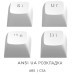 Клавиатура Dark Project ALU87 ABS RGB Mech G3MS Sapphire USB Violet (DPKB_VIOLET_87_ANSI_UA)